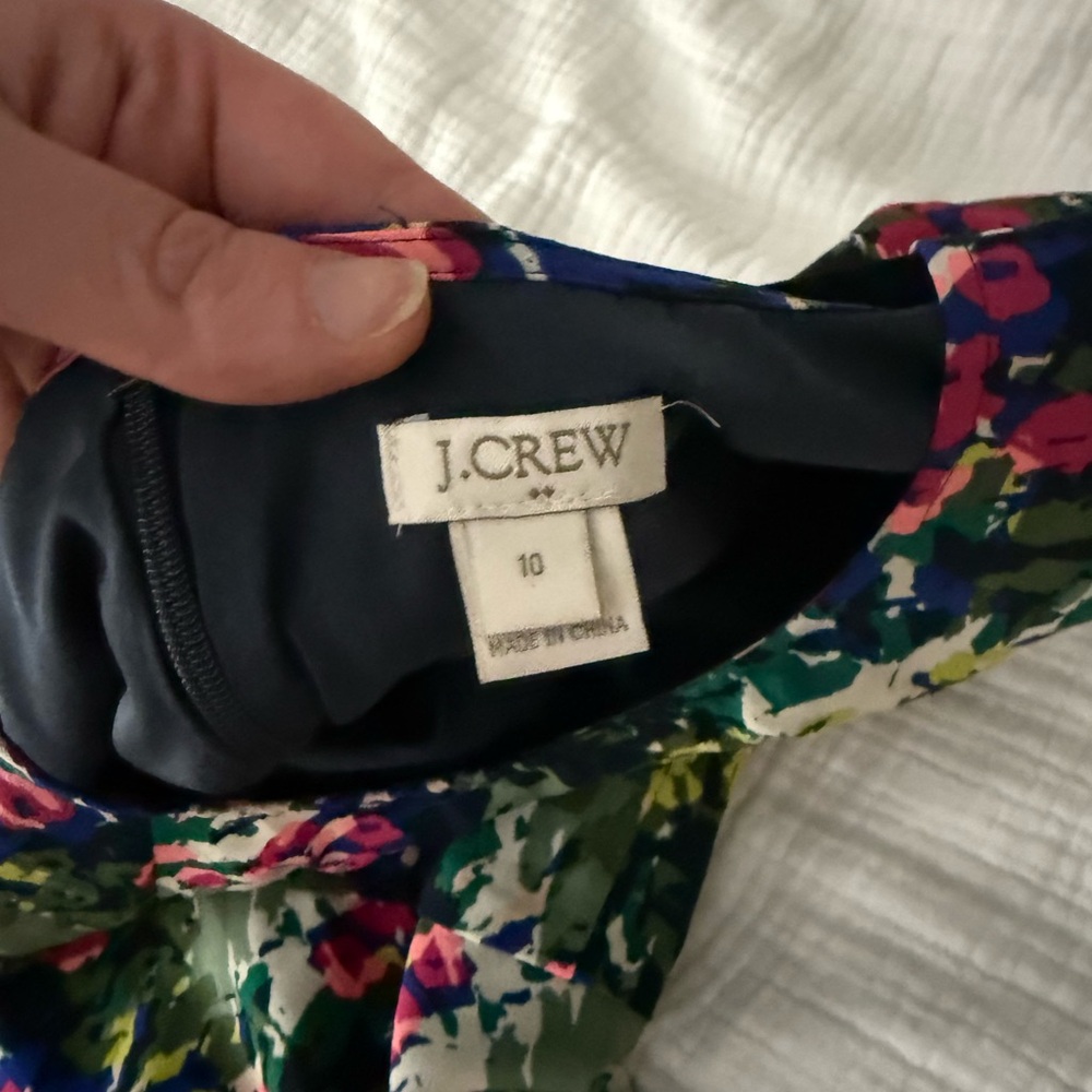 J. Crew Colorful Floral Dress - Picture 3 of 4